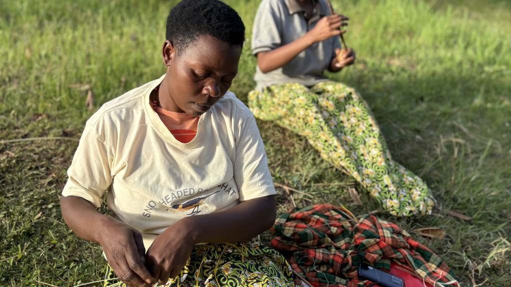 Community basket weaving — Serah Foundation programmes funded by every Mwanzo booking